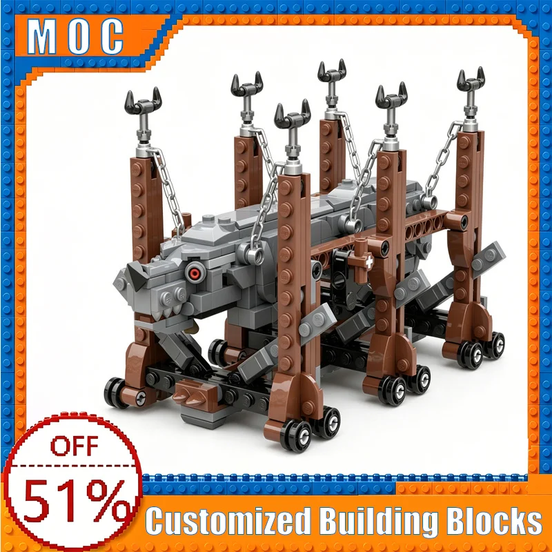 

411 Parts Accurate Grond Siege Model Building Blocks Assembly Educational Toy Creative Collection Birthday Popular Special Gifts