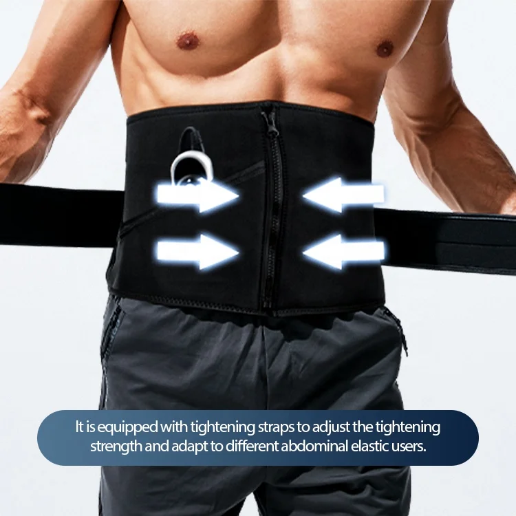 Best Ems Waist Slimming Cordless Abdominal Massage Belt Red Light Standing Treadmill Massager Belly Targeted Features