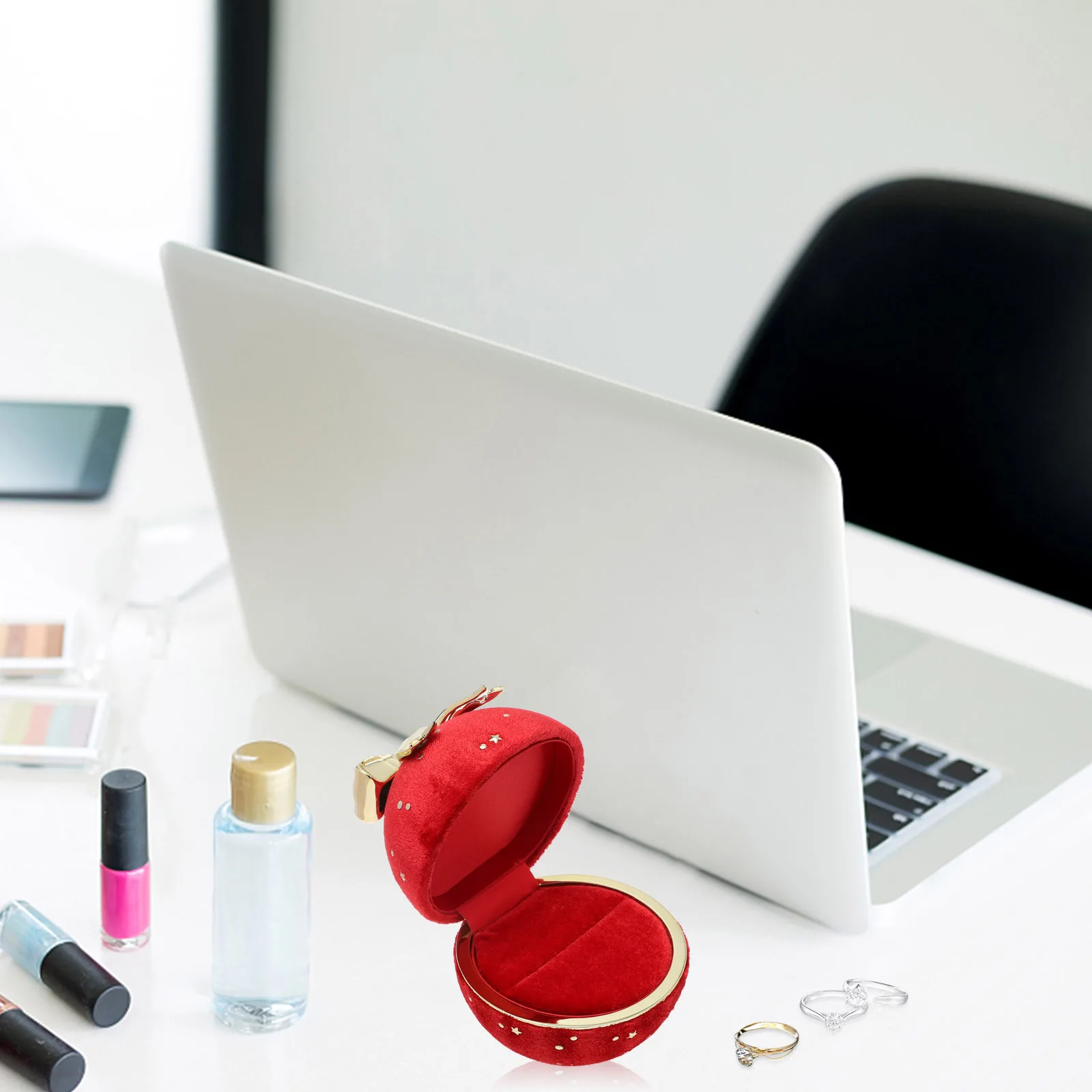 صندوق حاوية مجوهرات للخطوبة مجوهرات حقيبة للتخزين اقتراح الزفاف أقراط تذكار قلادة حقيبة للتخزين #1