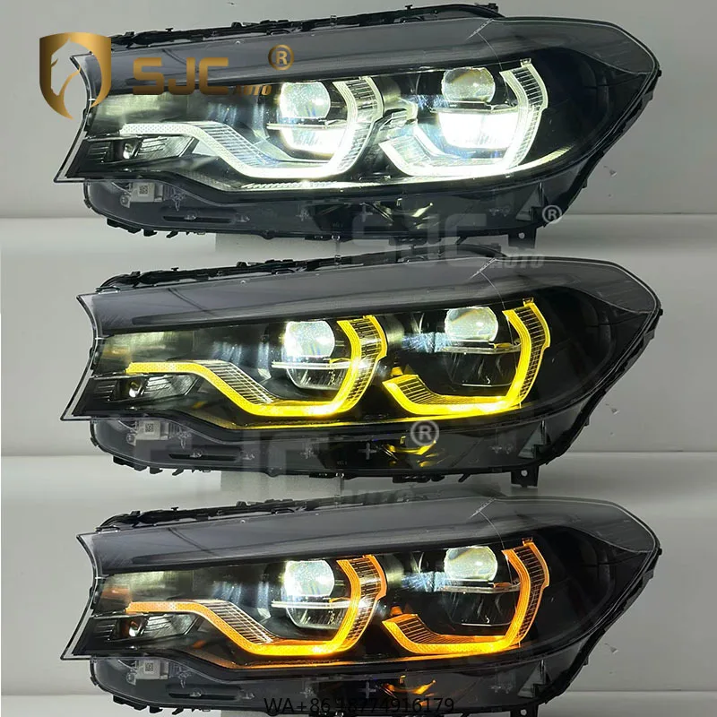 

Auto New Designed Yellow/White/Amber DRL Car Light for G30 Pre Lci Headlight Projector Lens F90 Signal Head Lamp