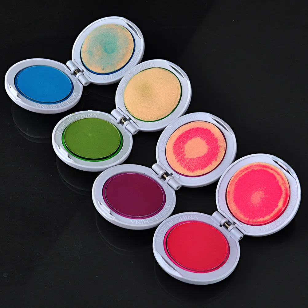 

4 Colors Hair Chalk Pressed Powder Set Temporary Fade Proof Washable Instant Dye for Rocking Days Festivals Purple Rosy Blue