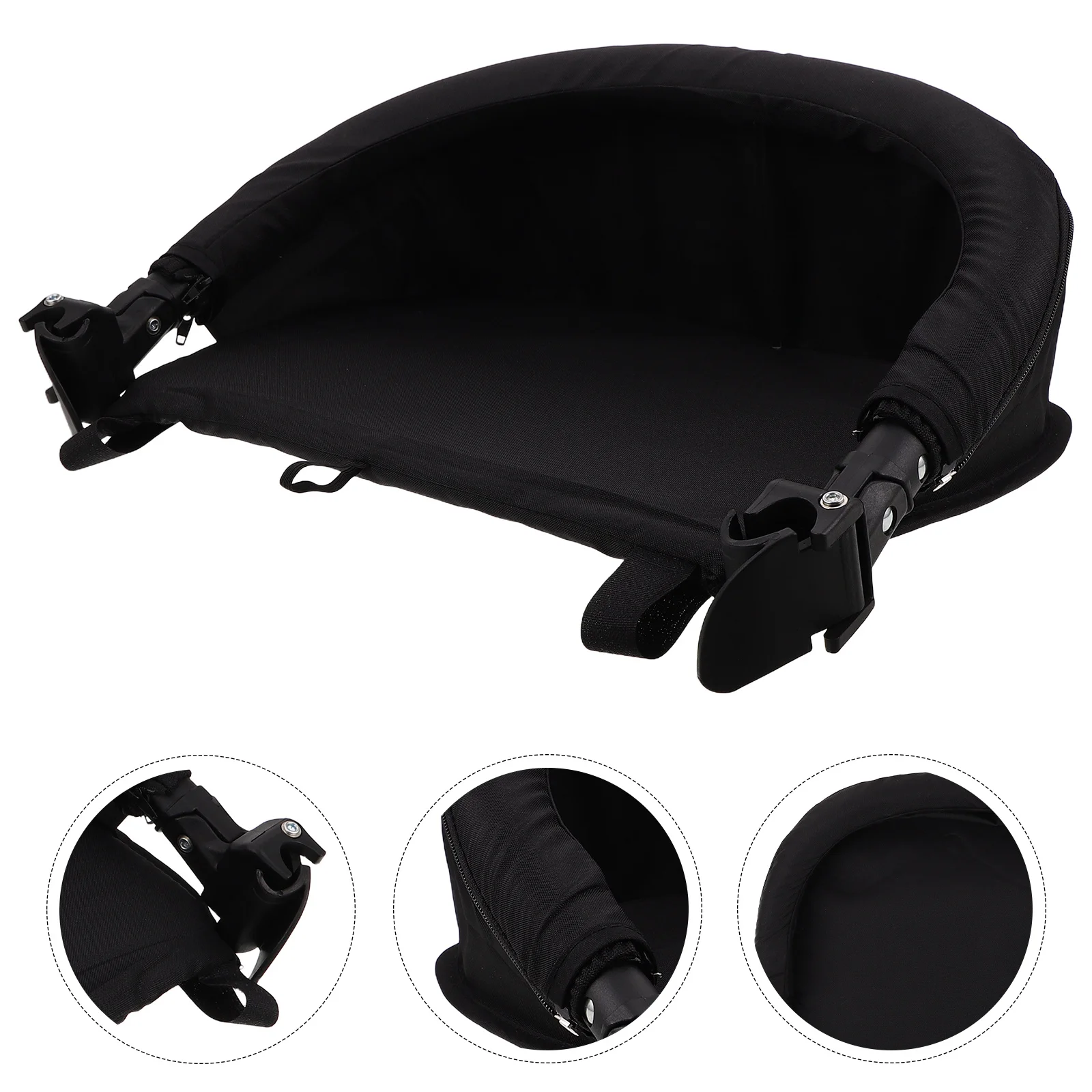 

Padded Cover Stroller Footrest Long Extend Foldable Kids Pram Leg Support Adjustable Angle Comfort Accessory Extended Leg Rest