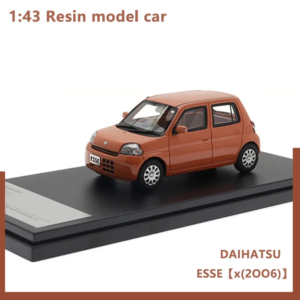 

Hi-story Brand 1/43 Scale Resin Model Cars DAIHATSU ESSE X 2006 Emulation Model Car Toy for Boys Collectibles Vehicl Gifts