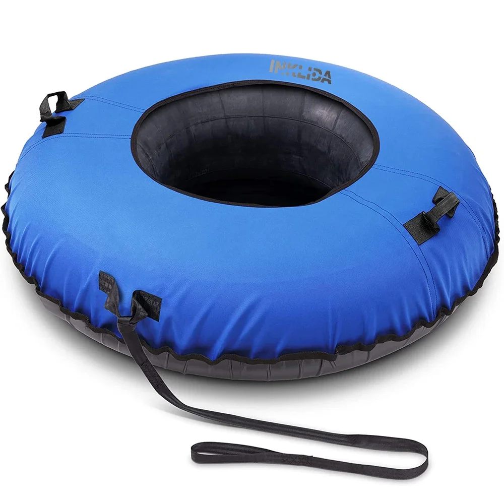 

Inflatable 120cm Snow Sled Tube with Hard PVC Bottom Automotive Rubber Sleds & Tubes