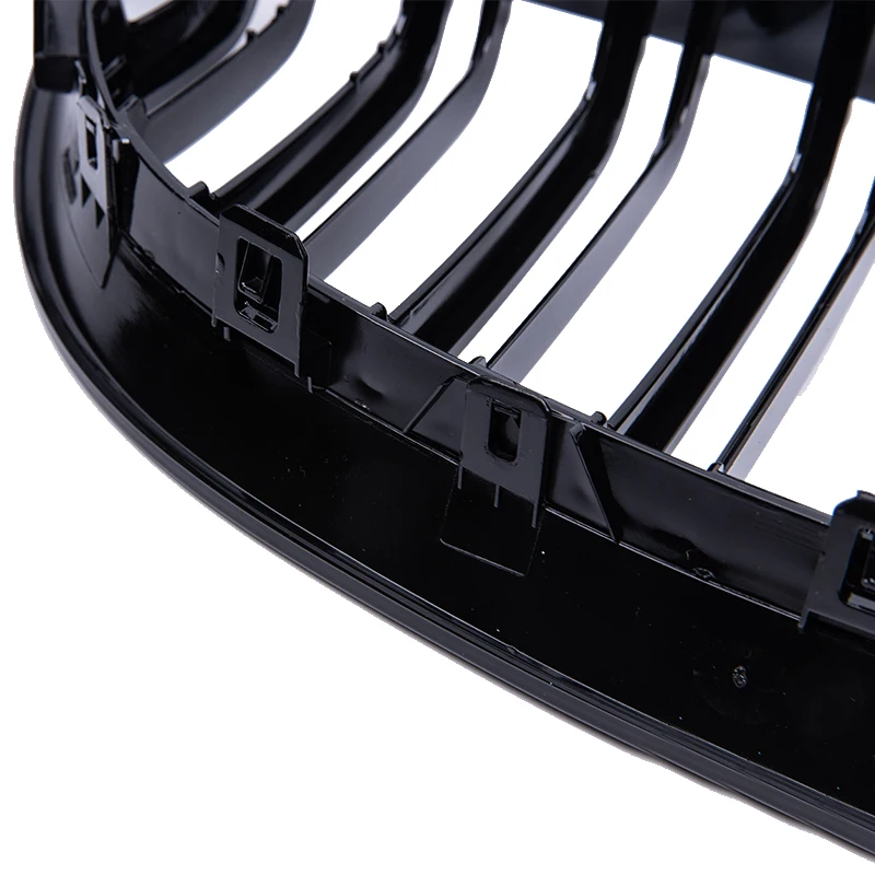 Car Front Bumper Kidney Grille Grill Hood Mesh Double Line Racing Grills For BMW 5 Series E60 M5 E61 520i 545i 550i 535i 03-10