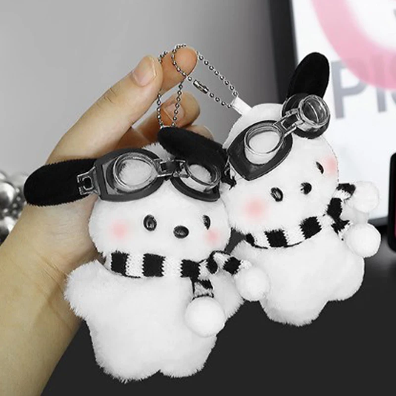 

1 шт. DIY аксессуары Kawaii Sanrio брелок плюшевая почтовая кукла аниме мультфильм сумка Подвеска автомобиль брелок игрушка для детей подарок