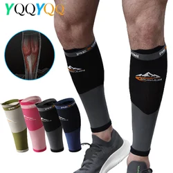 Manchon de compression des jambes pour hommes et femmes, attelle de soutien du mollet, chaussette de compression sans pieds pour le fitness, attelle de tibia, 1 paire