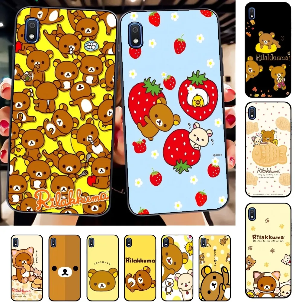 R-Rilakkuma Phone Case For Samsung A 10 11 12 13 20 21 22 30 31 32 40 51 52 53 70 71 72 73 91 13 shell