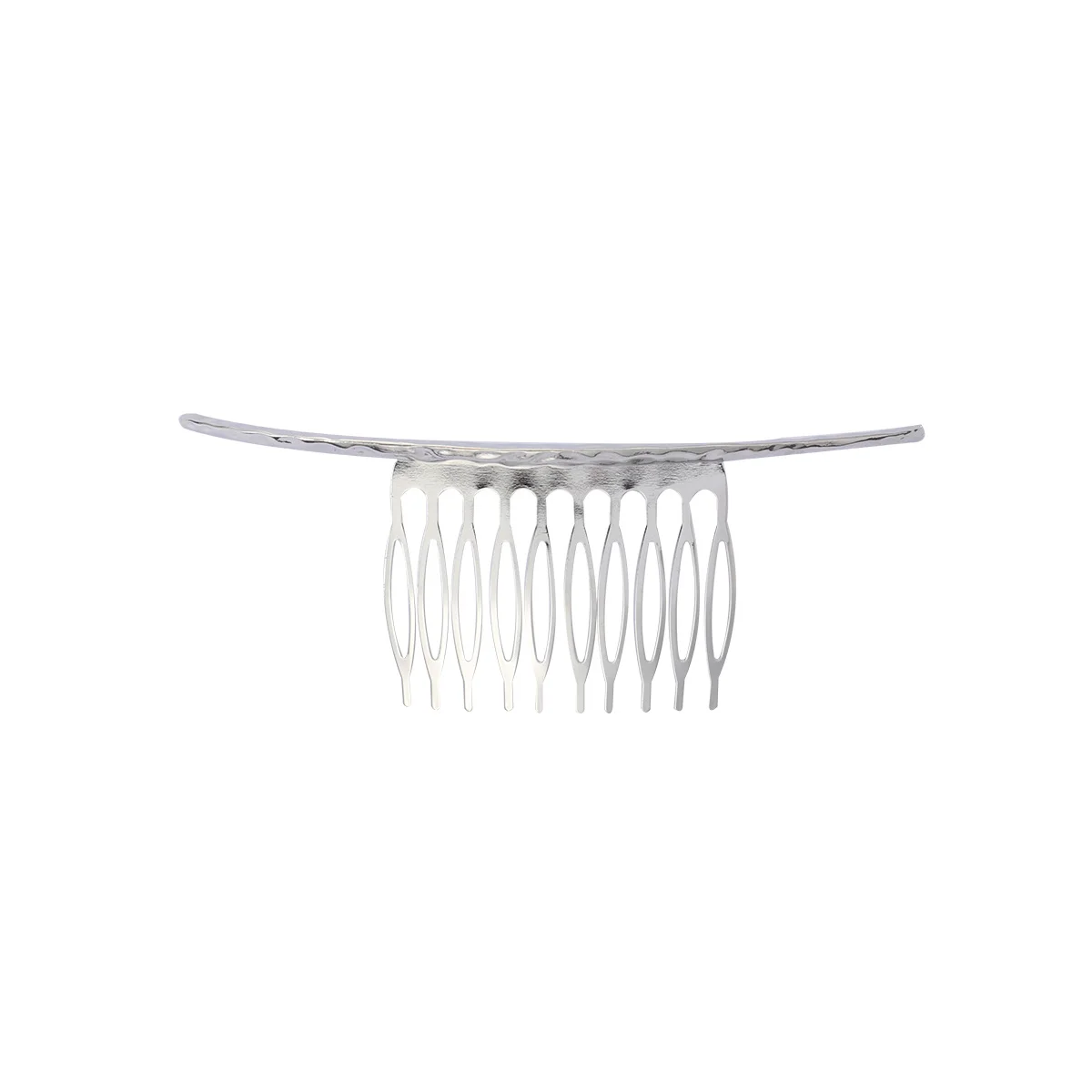 

Hair For Women Girls Straight Women Hair Comb Teeth Design Daily Use Bridal Side Comb Slide Hairclip Silver