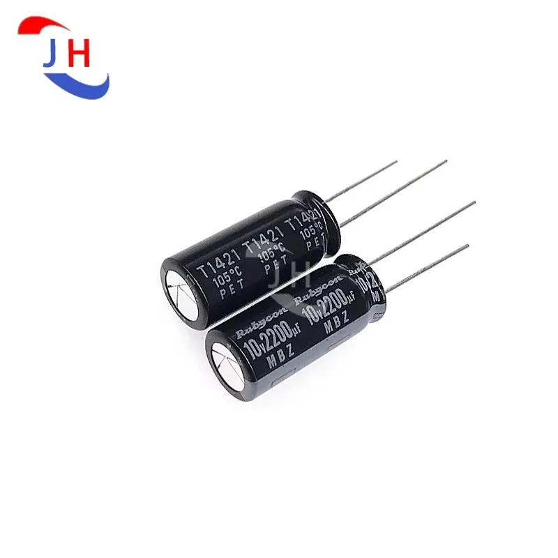 10PCS Aluminum Electrolytic Capacitor 10v2200uf 10*23 MBZ high Frequency Long life 5mm Pin Distance 10V 2200UF