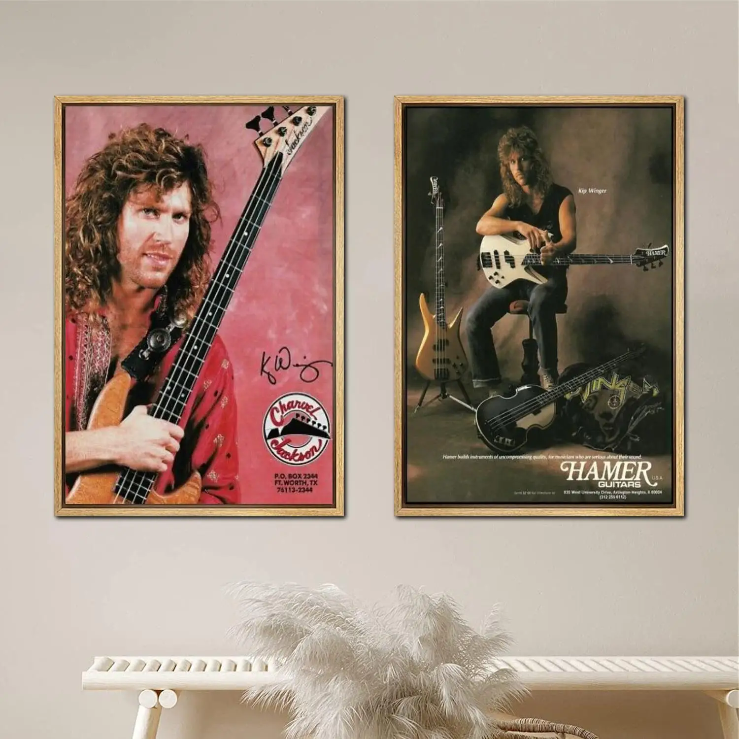 Kip Winger Poster Painting 24x36 Wall Art Canvas Posters room decor Modern Family bedroom Decoration Art wall decor