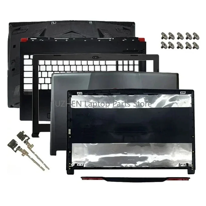 

New For GL63 MS-16P7 16P6 16P5 Series Laptop Back Cover/Front Bezel/Palmrest/Bottom Case/Hinges/Hinge Cover Black