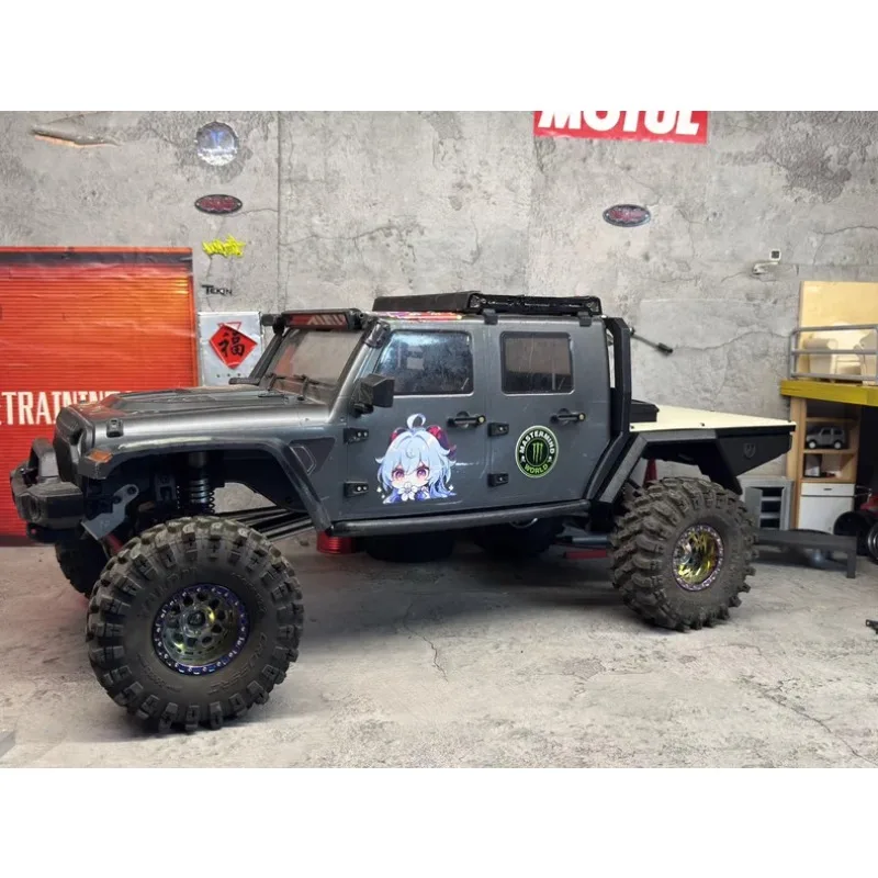 Hunting Style Rear Flatbed for Crossrc EMO X4 1:8 RC Crawler Direct Bolt-On Upgrade Realistic Modification Decoration Accessory