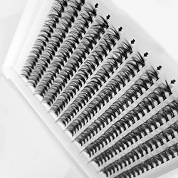 Individual Cluster Lashes Faux Mink Premade Volume Fan Eyelash Extension Heat Bonded Cluster Lash Self-grafting Supplies