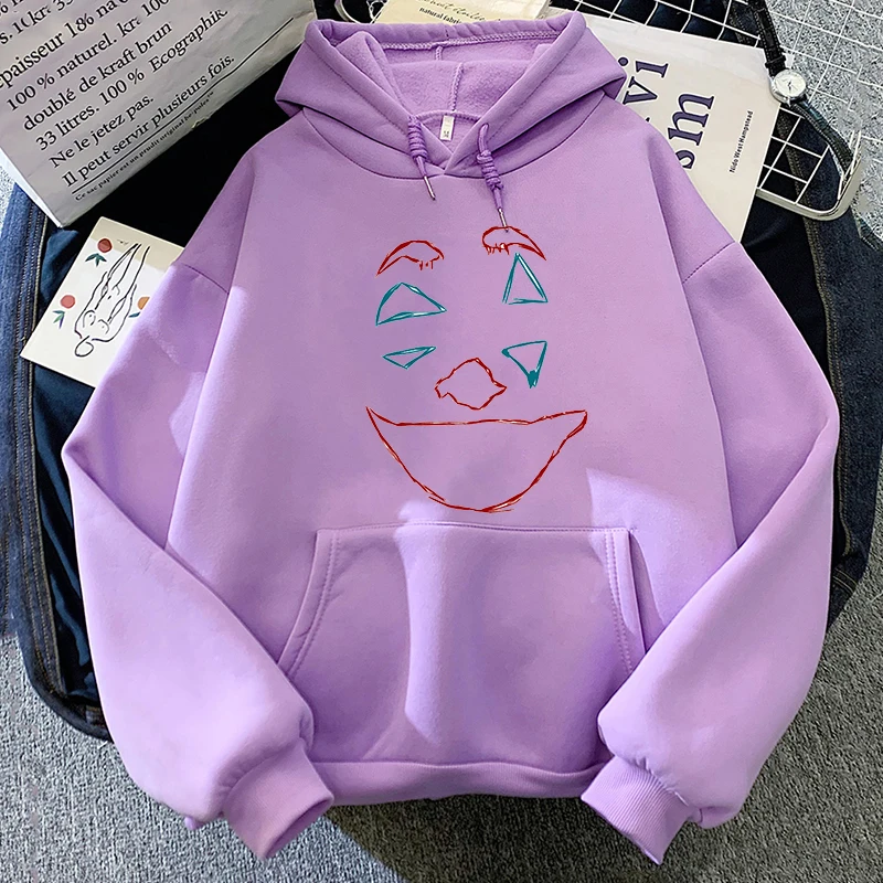 Joker Folie A Deux Printing Hoodie para homens e mulheres, roupas estéticas Harajuku, pulôver de lã, moletom unissex, moda, 2024