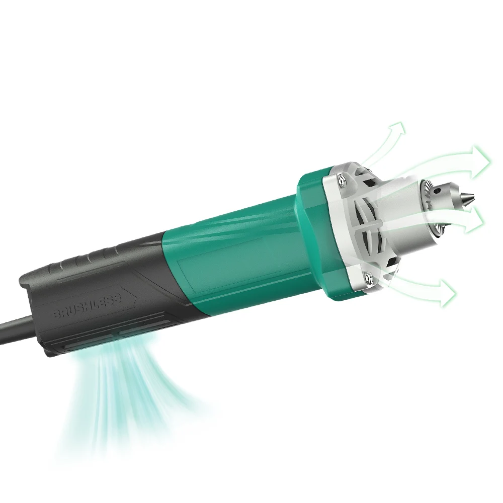 

Factory Direct Brushless Electric Portable Small Grinder Machine Lightweight Industrial Straight Grinder for Sanding/Grinding