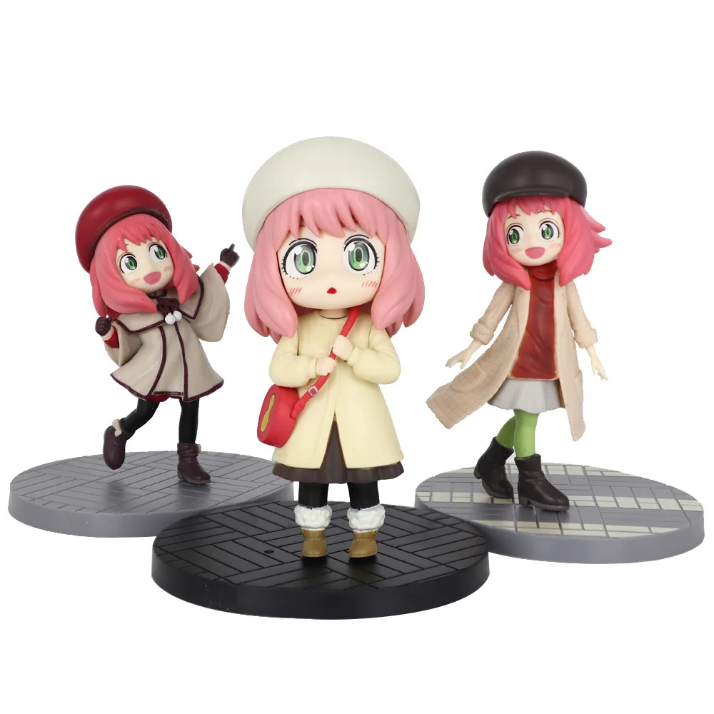 

Spy X Family Anime Q-version Fashion Anime Girl Model Chassis Desktop Ornament Y2k Fashion Toys Anime Cartoon Frind