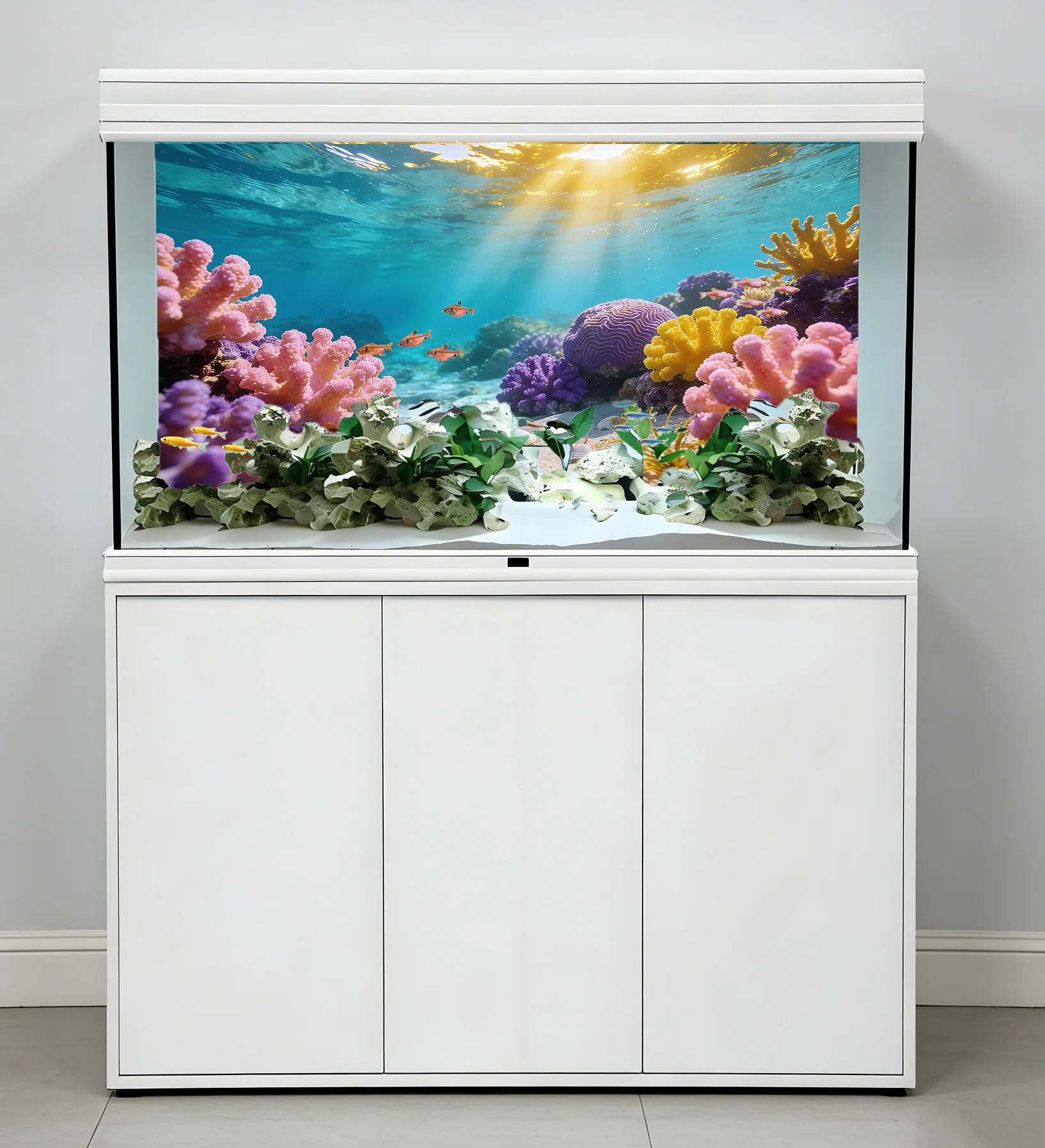 Aquarium Background Sticker, S - огляд і ціна Aquarium Fish Background