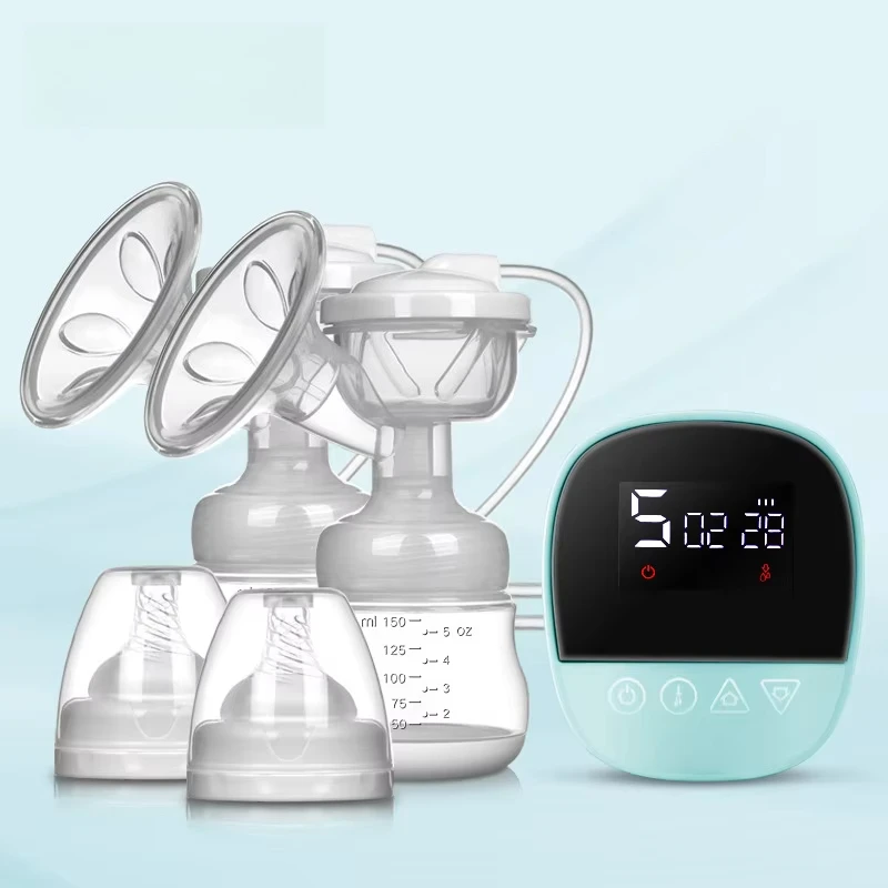 Food Grade Electric Breast Pump Potable Double Electric Breast Pump Portable Natural 3D Breastfeeding Pumps OEM Breast Pump NEW