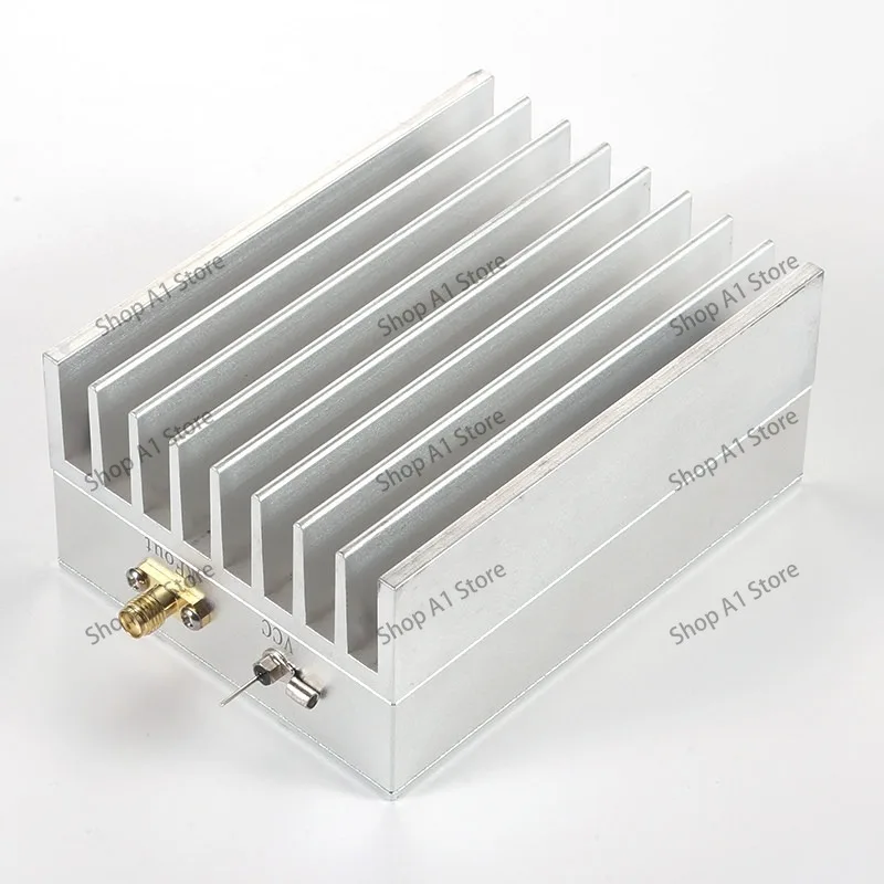 DTMB Digital TV RF Power Amplifier High Linear Class A 4W 45-1100MHz Aluminum Heatsink Signal Booster Module