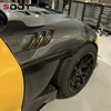 トヨタスープラ A90 A91 MK5 2019 + カーボンファイバーフェンダーレトロフィットカーボンファイバー交換リーフプレート車の自動車部品 5
