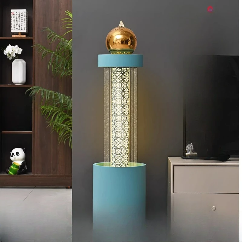 

Modern home water ornaments, indoor floor-to-ceiling large decorations