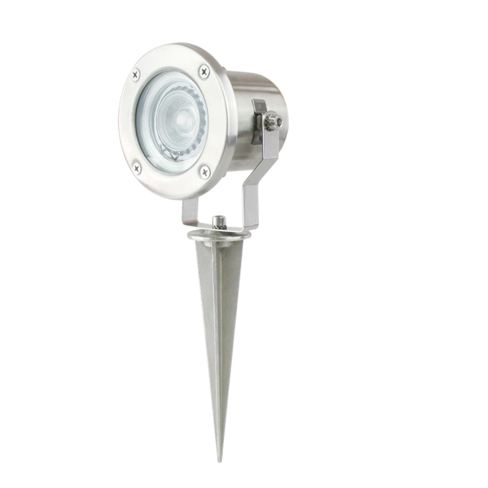 

stainless steel led lawn lamp with 5WCOB spot light AC110V AC220V garden yard landscape outdoor lighting