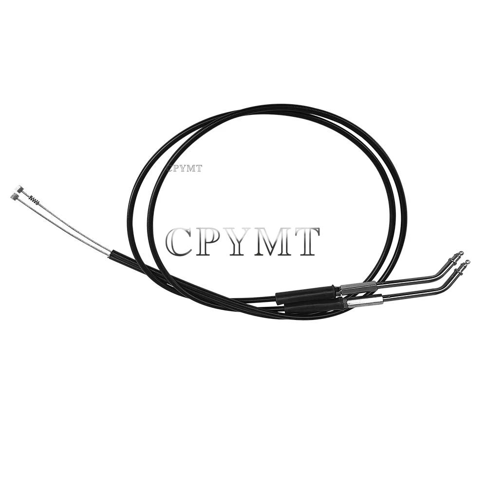 Línea de Cable de acelerador de motocicleta alargada, compatible con Harley Sportster Iron XL 883 XL1200 Dyna Softail Fat Boy Road King