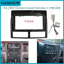 9 Inch Car Frame Fascia Adapter Canbus Box Decoder For Jeep Grand Cherokee 2 1998-2005 Android Radio Dash Fitting Panel Kit