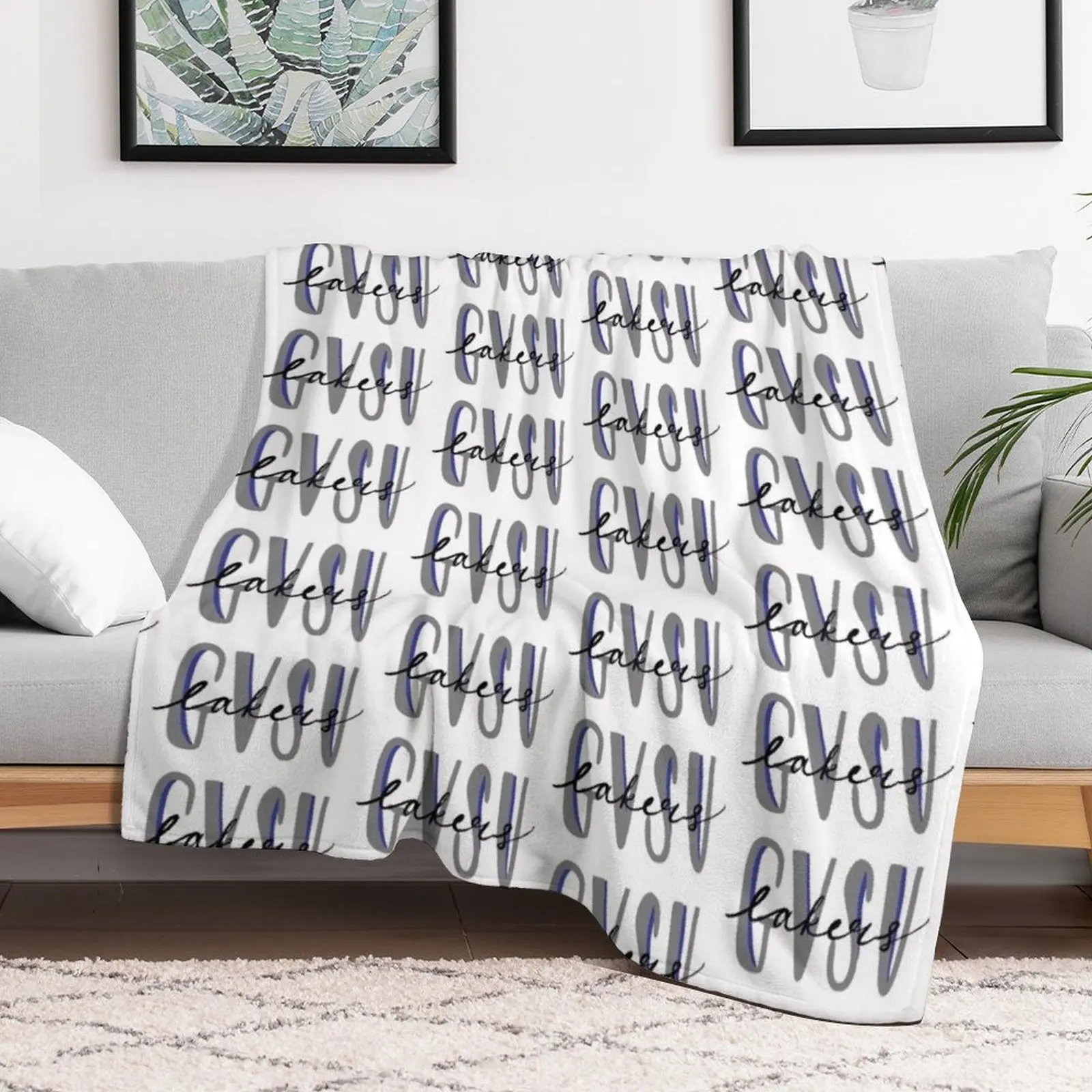 GVSU- Grand Valley Throw Blanket