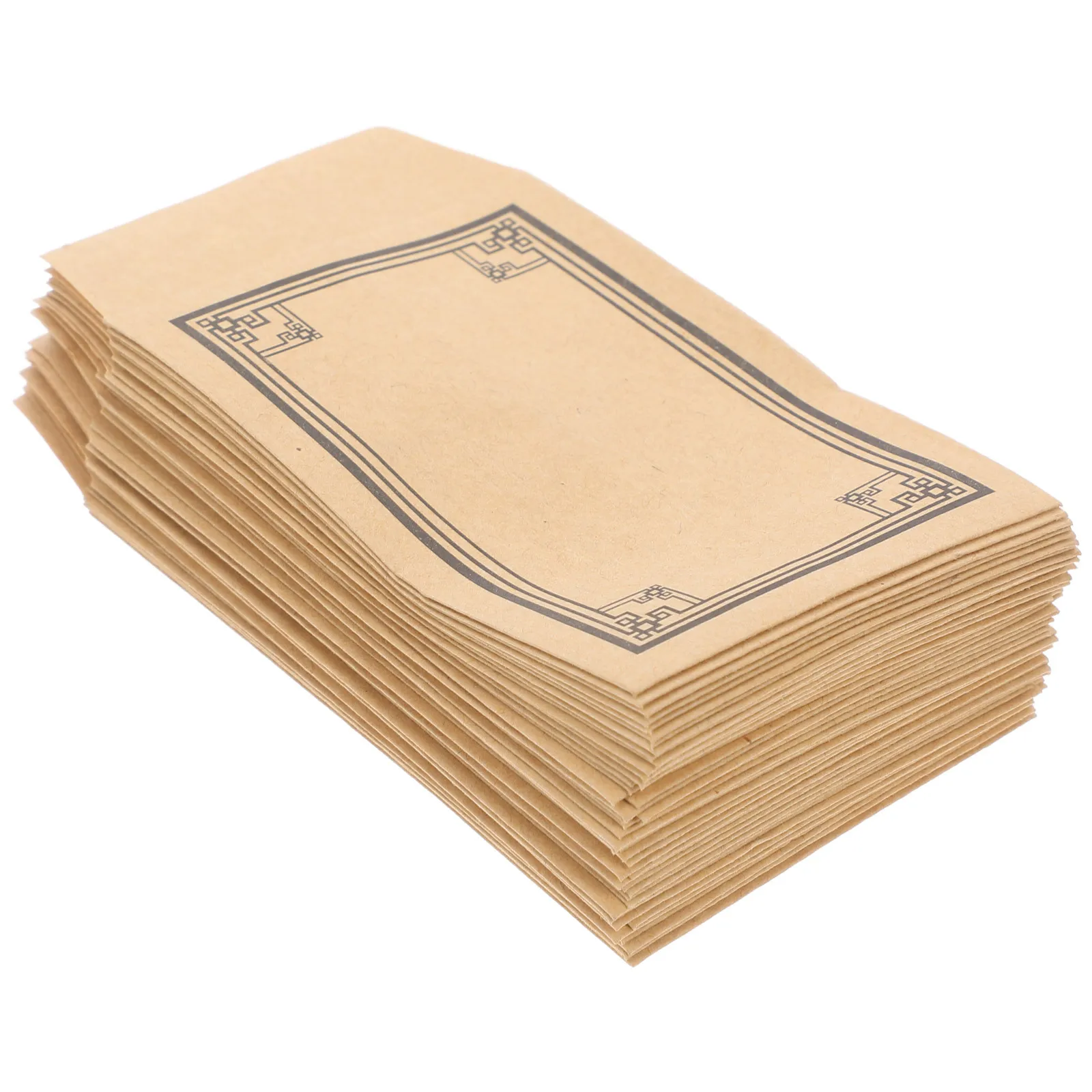 

50Pcs Brown Kraft Paper Self Sealing Envelopes for Small Coin Cash Budgeting Mini Money Coin Envelopes Cash Envelope