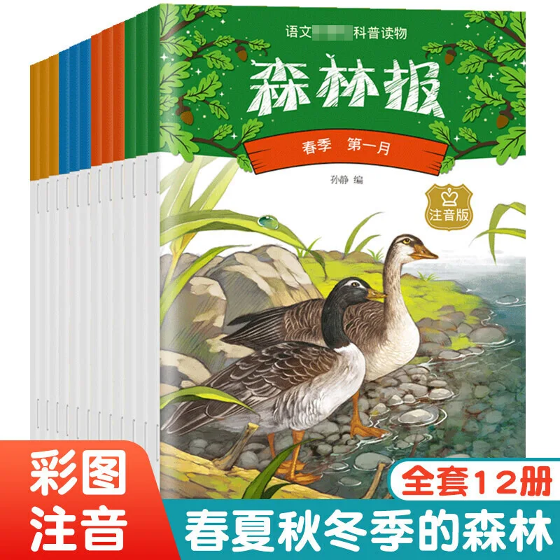 

Цветная книжка с картинками для лесной газеты, книга с картинками для детей 3-6 лет, книга с картинками для популяризации науки