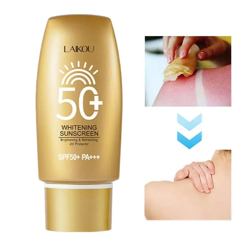 waterproof Sunscreen SPF 50+ PA+++ Facial Sunscreen Sunblock Face Sunscreen cream Long-lasting UV Protection Hydrating