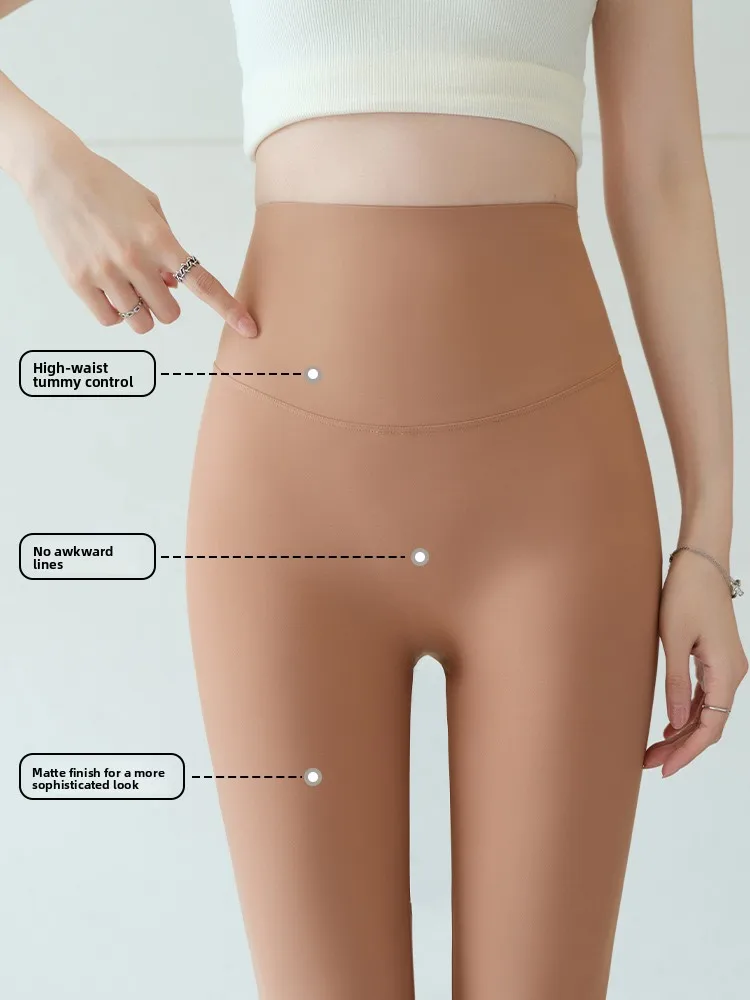 Pantalon de Yoga taille haute sept pieds, coupe fine et serrée, contrôle de l'abdomen, pantalon d'été en peau d'arche fine, effet amincissant, Faion pour femmes