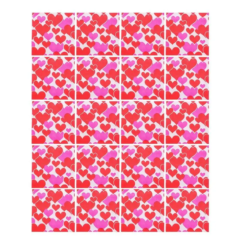 

Valentines Day Napkins Love Heart Paper Napkins For Valentines Day Parties Absorbent Love Hearts Dinner Hand Napkin For Kitchen