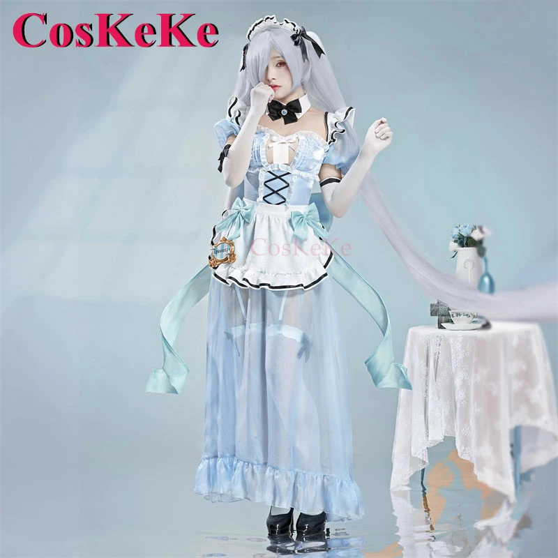 

CosKeKe Cinderell Game NIKKE: The Goddess Of Victory Cosplay Costumes Elegant Sweet Maid Dress Activity Role Play Clothing New