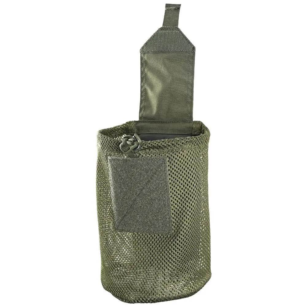 Tactical Roll Up Dump Pouch MOLLE Mesh Mini Foldable Recovery Micro Folding EDC Drop Storage Bag Belt Outdoor Portable