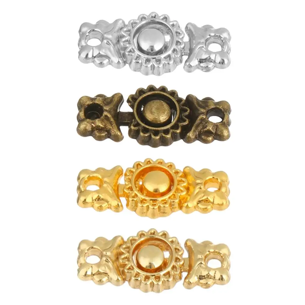 10Sets High Quality 15mm Metal Belt Buckle Mini Ultra-small Shoes Buckles DIY Clothes Buttons Clothes Accessories