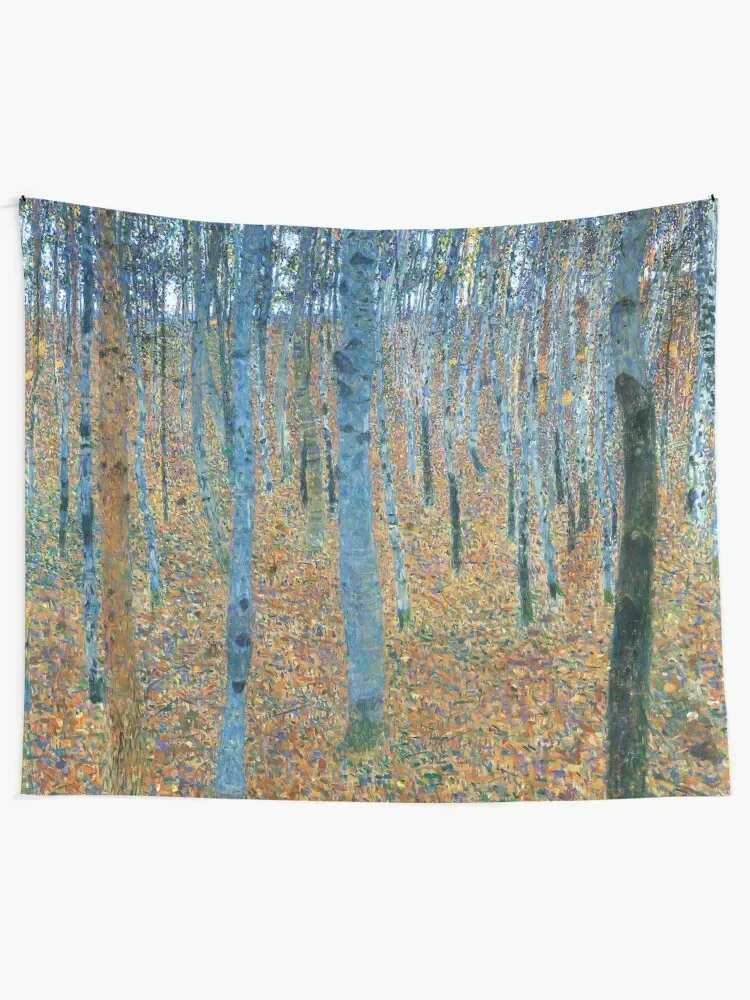 HD. Beech Grove I, by Gustav Klimt . HIGH DEFINITION Tapestry Wall Decorations Room Design Tapestry