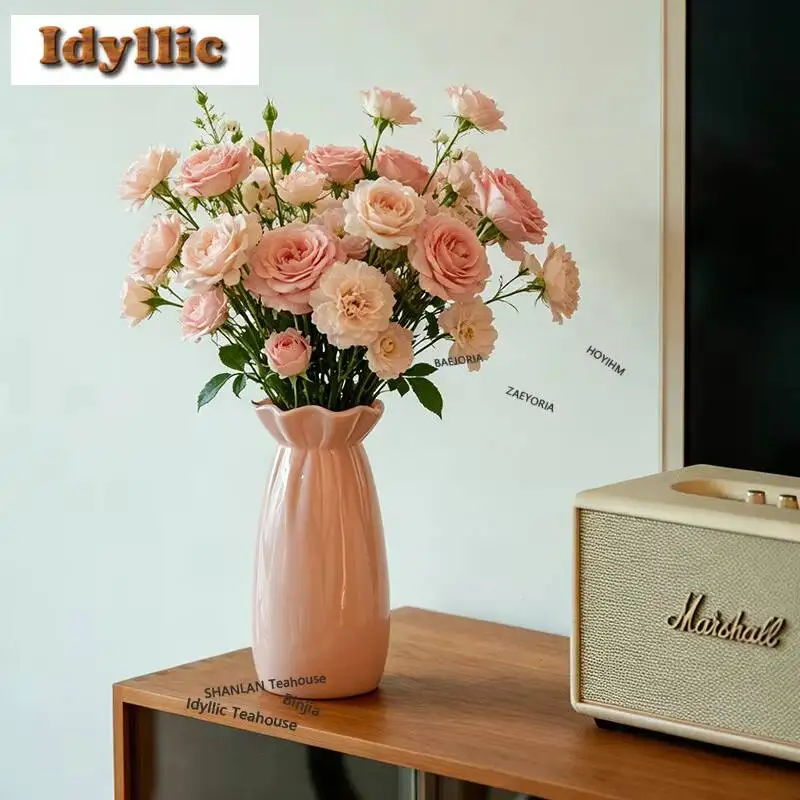 Little Fresh Lucky Bag Vase Ancient Room Decor Home Decorations Planters Plant Pot Household Flowerpot Tea Ceremony Decoration