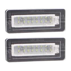Car LED License Plate Tag Lamp for Benz Smart Fortwo Coupe Convertible 450 451 White Light LED License Plate Light Accessories