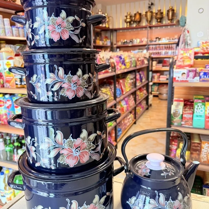 

Imported five-piece set integrated molding new model silver, red, white, blue