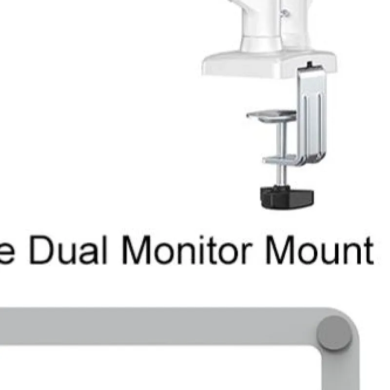 

Dual Monitor Stand with C Clamp Monitor Desk Mount Full Adjustable Monitor Arm Desk Mount for 13 To 32 Inch Computer Screens