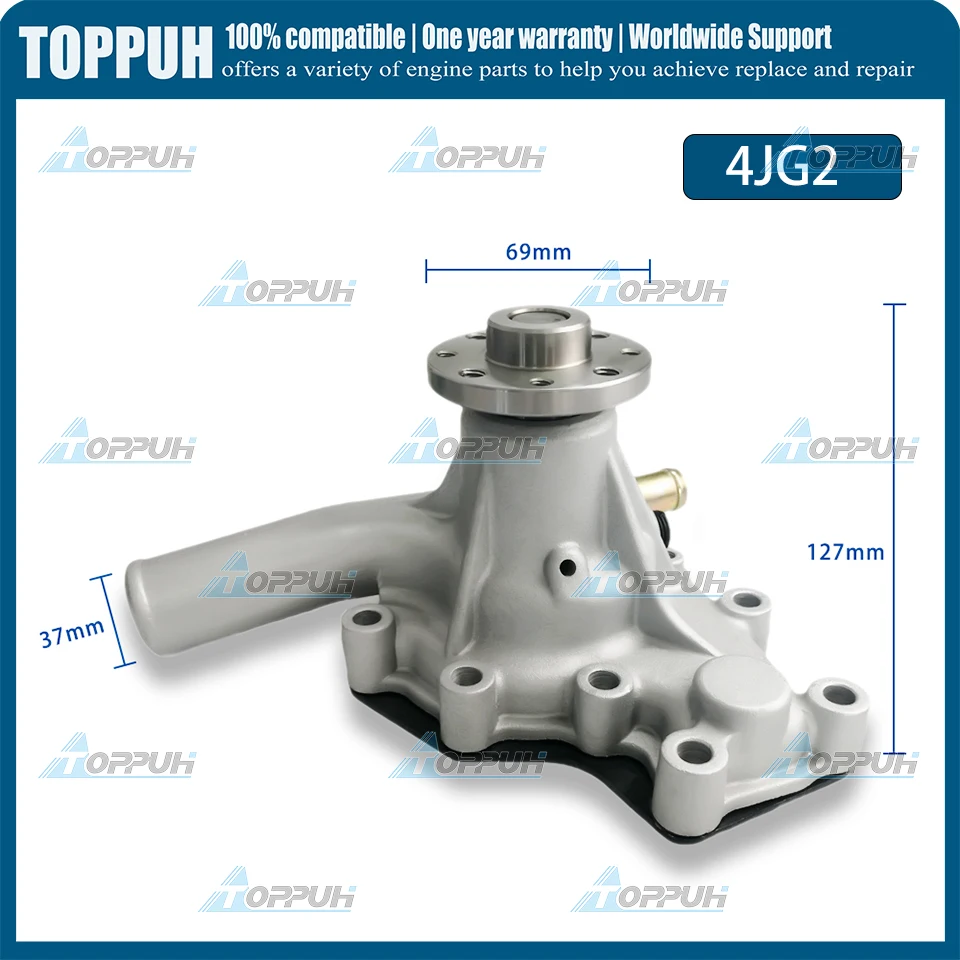 

Новая водяная помпа 4JG2 для двигателя Isuzu 4JG2, артикул 8-8970285-900 (8970285900)