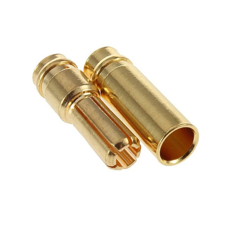 1Pair EC3 EC5 Banana Plug Bullet Connector Male Female for RC Model Airplane Helicopter Vehicle Car FPV Racing Drones DIY Parts