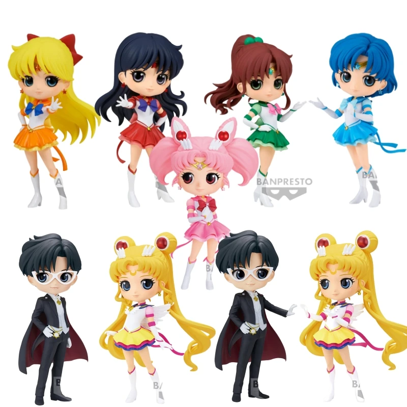 

Anime Mako Kino Amy Anderson Sailor Mars Aino Minako Action Figure Bandai Original Sailor Moon Toy For Kid Gift Collectiblemodel