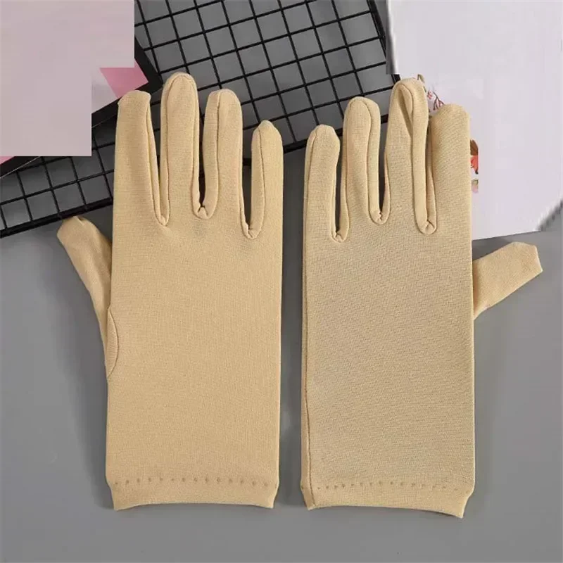 22 cm sexy rekbare elastische korte vingerhandschoenen dames dame bruids bruiloft drama feestaccessoire halloween kostuum cosplay