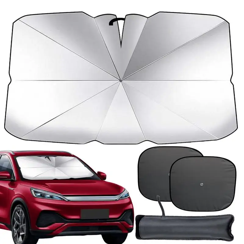 

Car Sunshade Umbrella Car Sun Shade Protector Parasol Summer Sun Interior Windshield Protection Accessories For Auto Shading