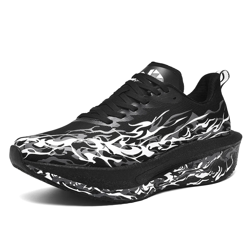 Men's and women's running shoes for spring and summer, low cut, breathable mesh, lightweight popcorn sole