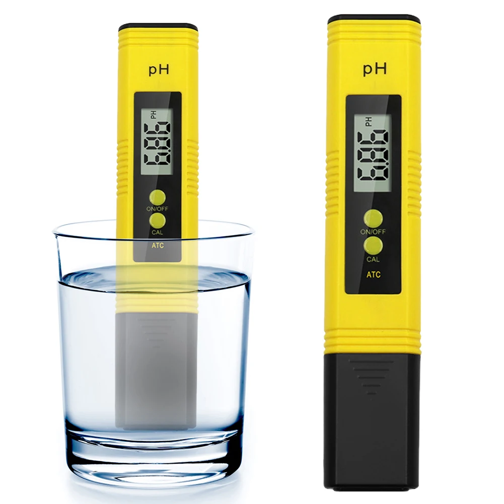 PH Meter 0.01 High Accuracy Digital PH Meter with 0-14 PH Measurement Range Water Quality Tester for Aquarium Swimming Pool